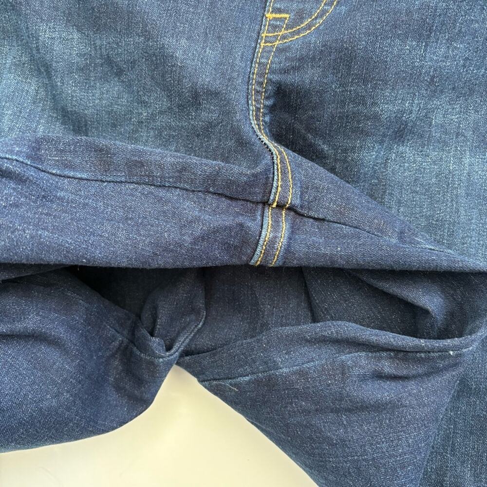 Spanx Dark Denim Flare Pull On Jeans - Picture 3 of 5